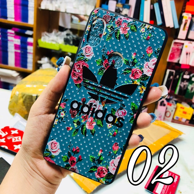 Ốp Xiaomi Note 5 / Mi 8 / Mi 8 SE / Iphone XS MAX hoa 4D sần