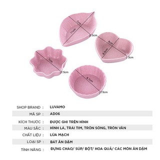 Bát Ăn Dặm, Bát Nước Chấm Mini Siêu Xinh