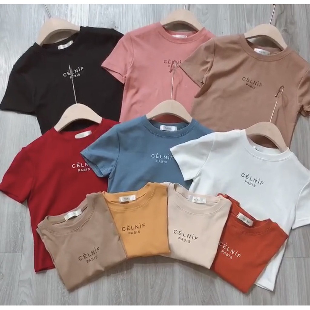 Áo Croptop 💖  💖FREESHIP Áo croptop ngắn tay ôm Chất co dãn 4 chiều, thoáng mát Thời Trang Mùa Hè 2021