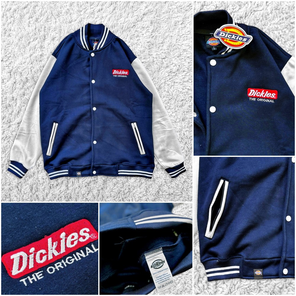 Áo Khoác Bóng Chày Thêu Logo Dickies Emb