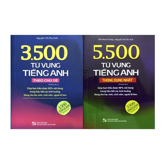 Sách - 5500 từ vựng tiếng Anh thông dụng nhất và 3500 từ vựng tiếng Anh theo chủ đề (bản màu)