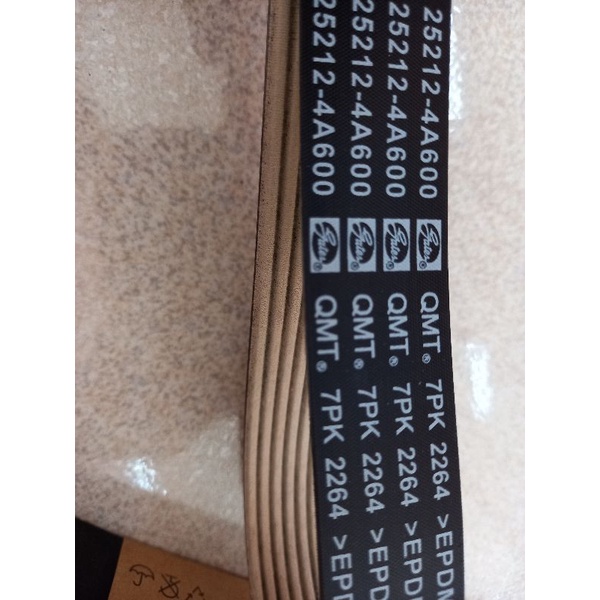 Dây cu roong tổng 7PK2264 dùng cho xe Huyndai-Kia k200/k250/N250 hàng xịn chính hãng