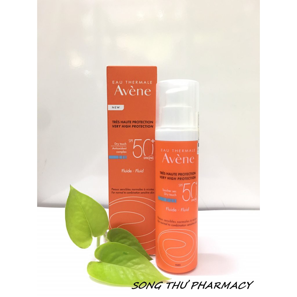 AVEN SUN FLUID SPF 50 – KEM CHỐNG NẮNG BẢO VỆ DA