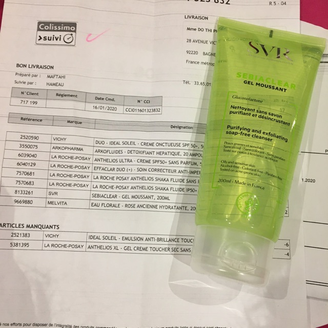 Sữa rửa mặt dạng gel SV.R 400ml | BigBuy360 - bigbuy360.vn