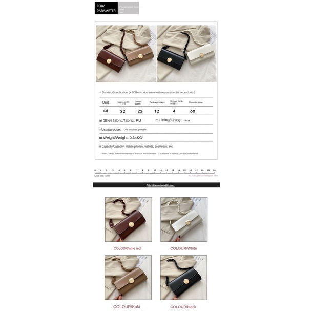 Túi đeo chéo một bên vai phong cách Pháp thanh lịch duyên dáng dành cho nữ