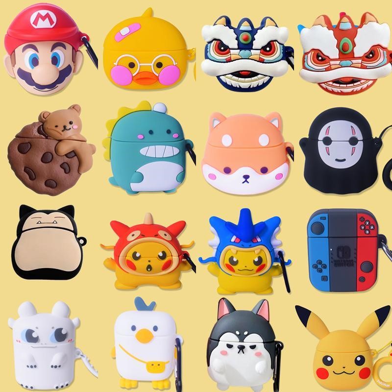 SoundPeats Air3 Case Cartoon Shiba Inu Cute Minnie SoundPeats True Air3 Silicone Soft Shell Case Cute Night Fury SoundPeats Air3 Headphone Case Case Shockproof Shell Case
