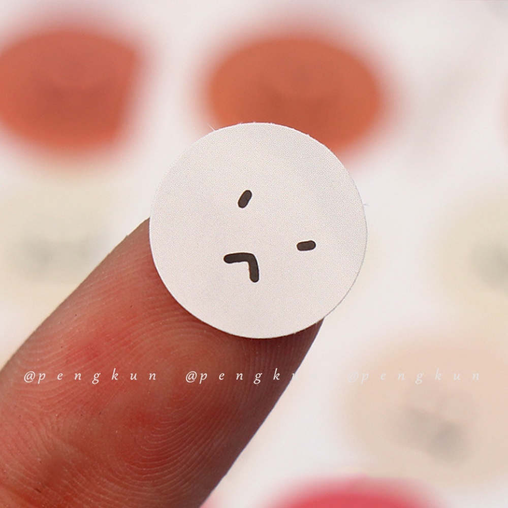 Miếng Dán Hình Mặt Cười Tròn Nhiều Màu Sắc Dùng Trang Trí