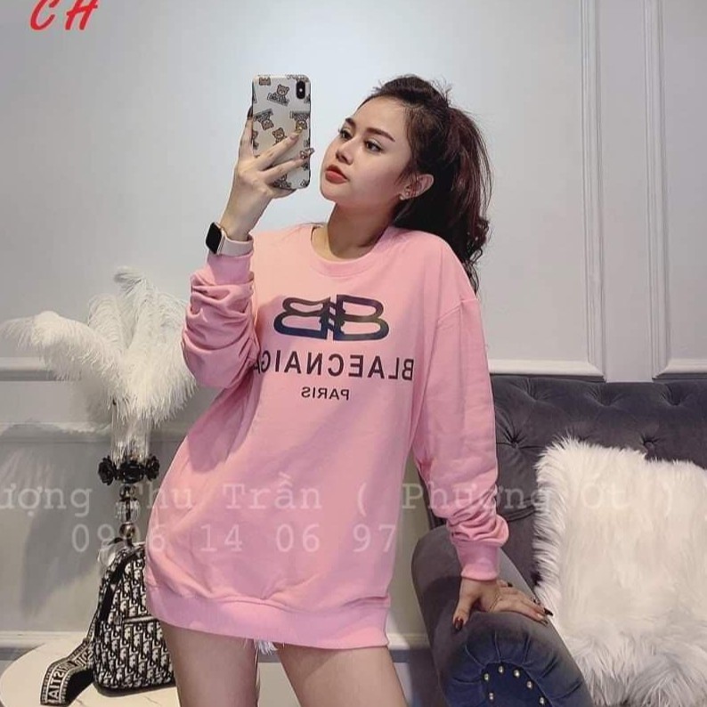 Áo thun dài tay B.B phản quang 7 màu dáng Unisex form rộng bo tay bo gấu phong cách Ulzzang