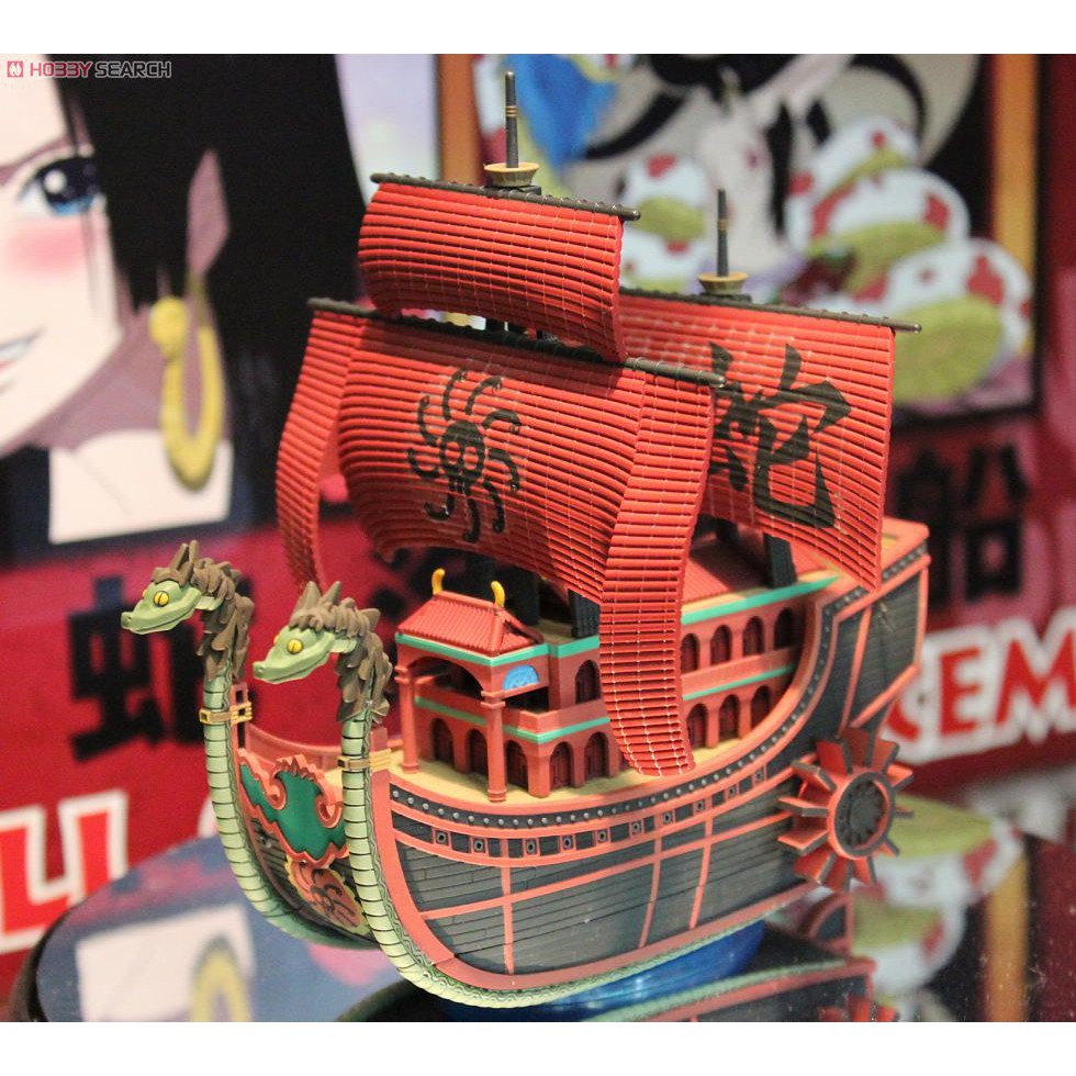 Mô Hình Lắp Ráp NINE SNAKE ONE PIECE GRAND SHIP COLLECTION Tàu Thuyền Bandai Đồ Chơi Lắp Ráp Anime Nhật