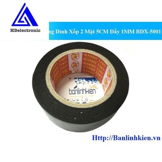 Băng Dính Xốp 2 Mặt 5CM Dầy 1MM BDX-5001 zin