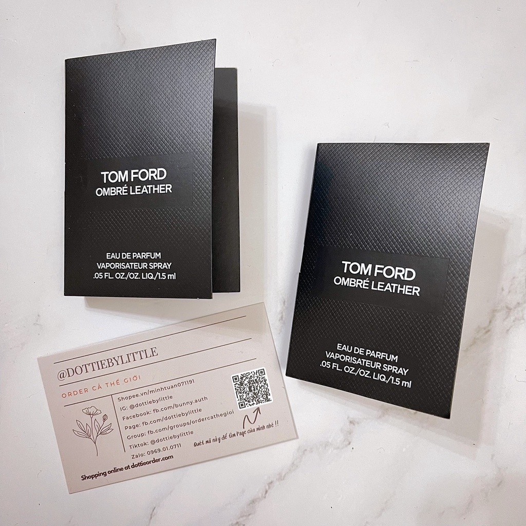 Vial nước hoa Tomford Ombre Leather EDP