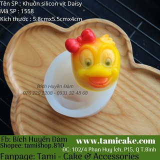 Khuôn silicon chuột Vịt Daisy 1558