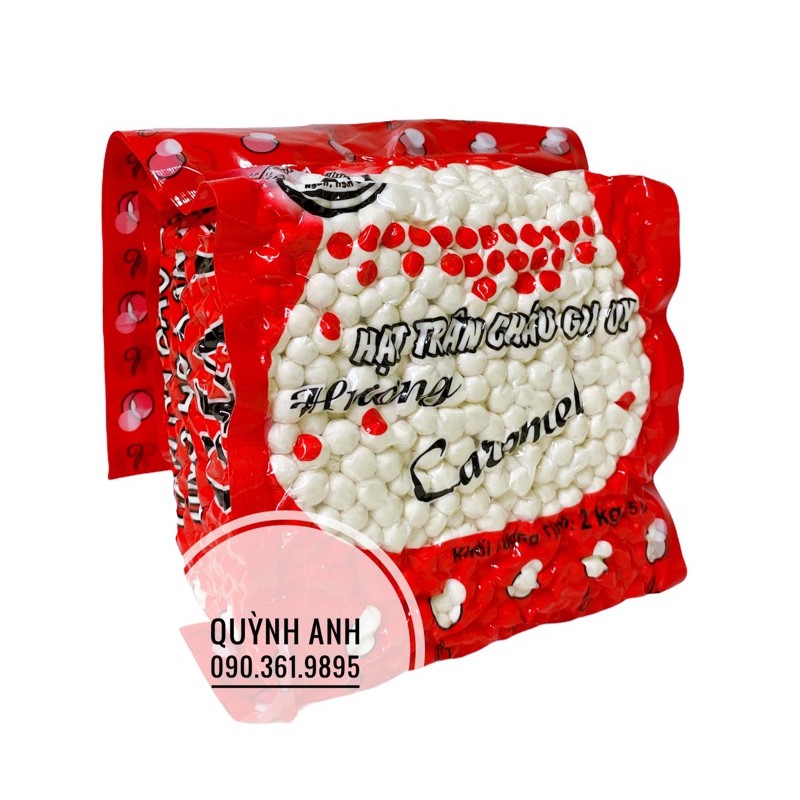 Trân châu Gia Uy trắng hương caramel 2kg