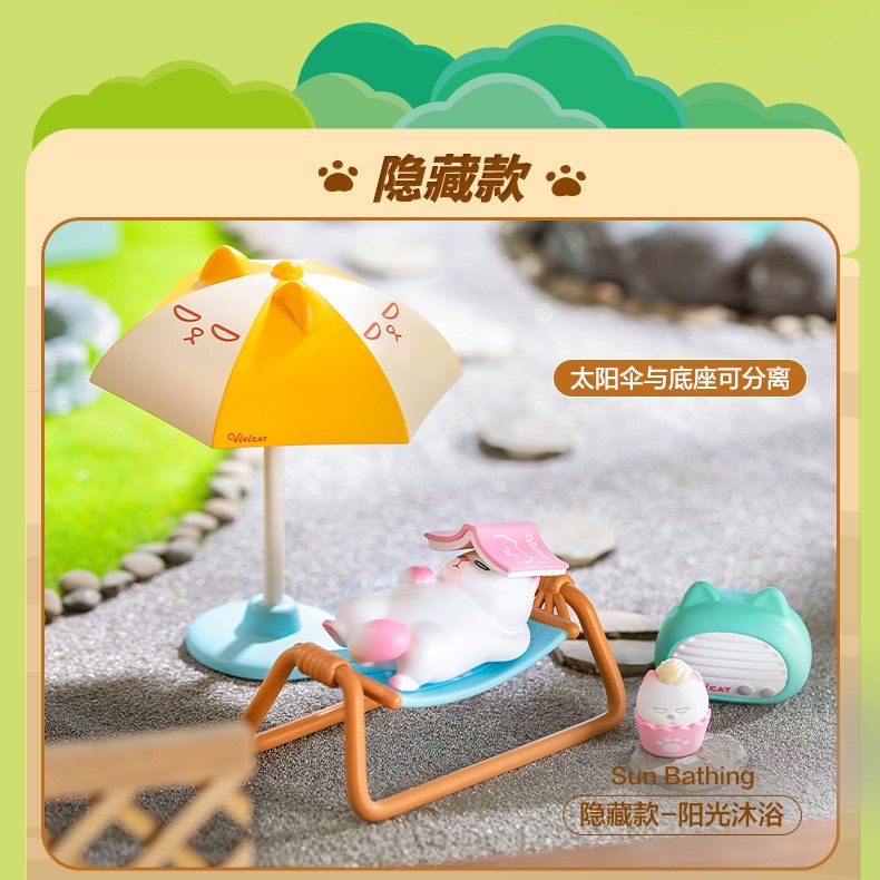 Mô Hình Búp Bê ViViCat Courtyard Series Dễ Thương Có Sẵn