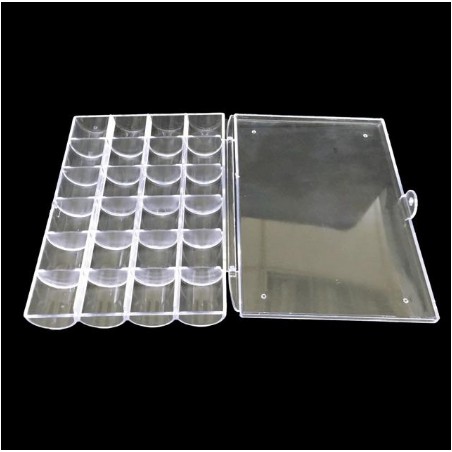 hộp mika 12 ô, 24 ô