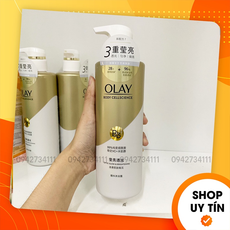 [Chính Hãng] Sữa Tắm Trắng Da Olay B3+ Kết Hợp Vitamn C Bản Nội Địa Trung