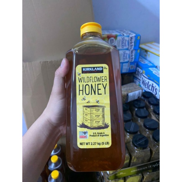 Mật ong Kirkland Signature Wildflower Honey 2.27kg của Mỹ