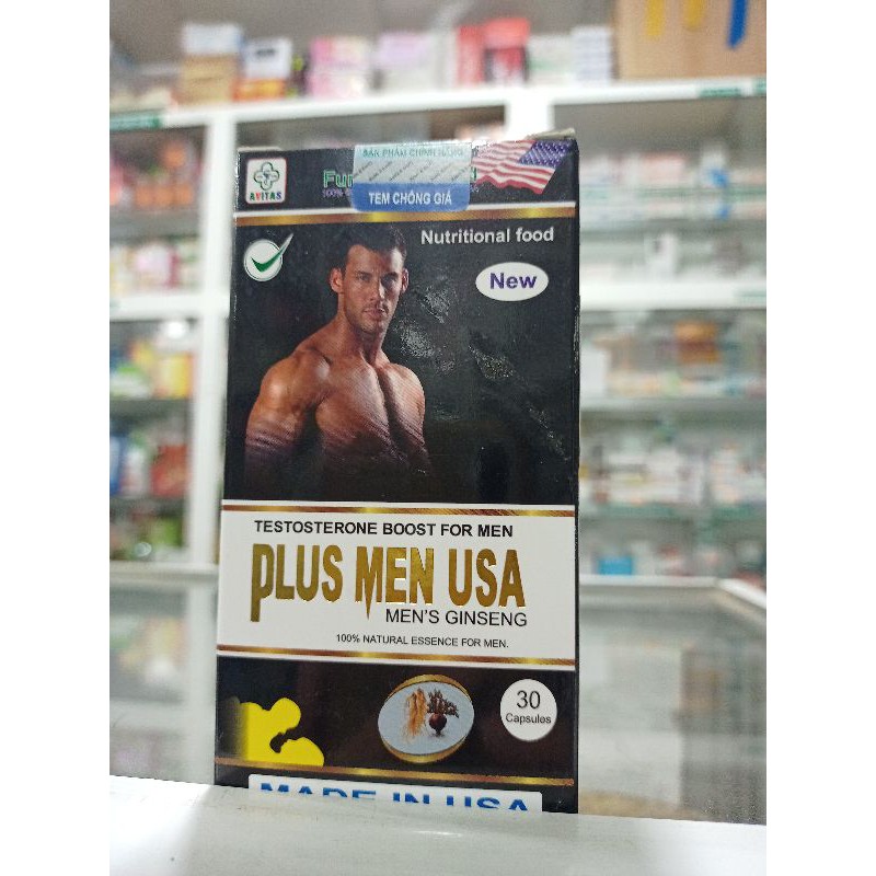 Bổ thận Plus Men USA!!! hộp 30 viên