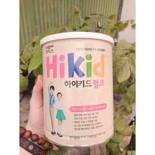 Sữa tăng chiều cao Hikid - Hàng nhập khẩu Hàn Quốc - Hương Vani hộp 600g