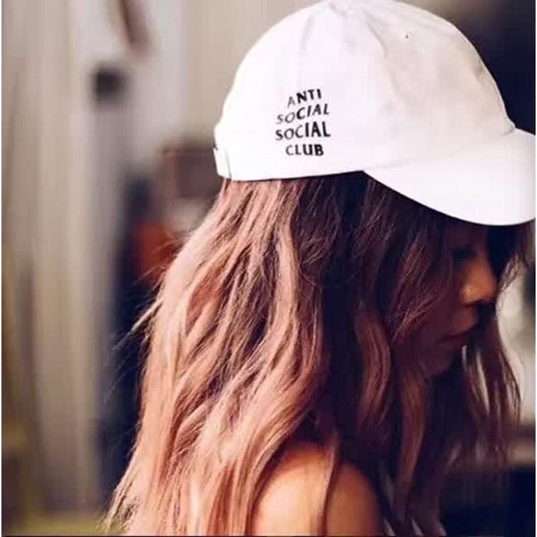 Mũ Lưỡi Trai Thêu Chữ &amp;Quot; Anti Social Club &amp;Quot;