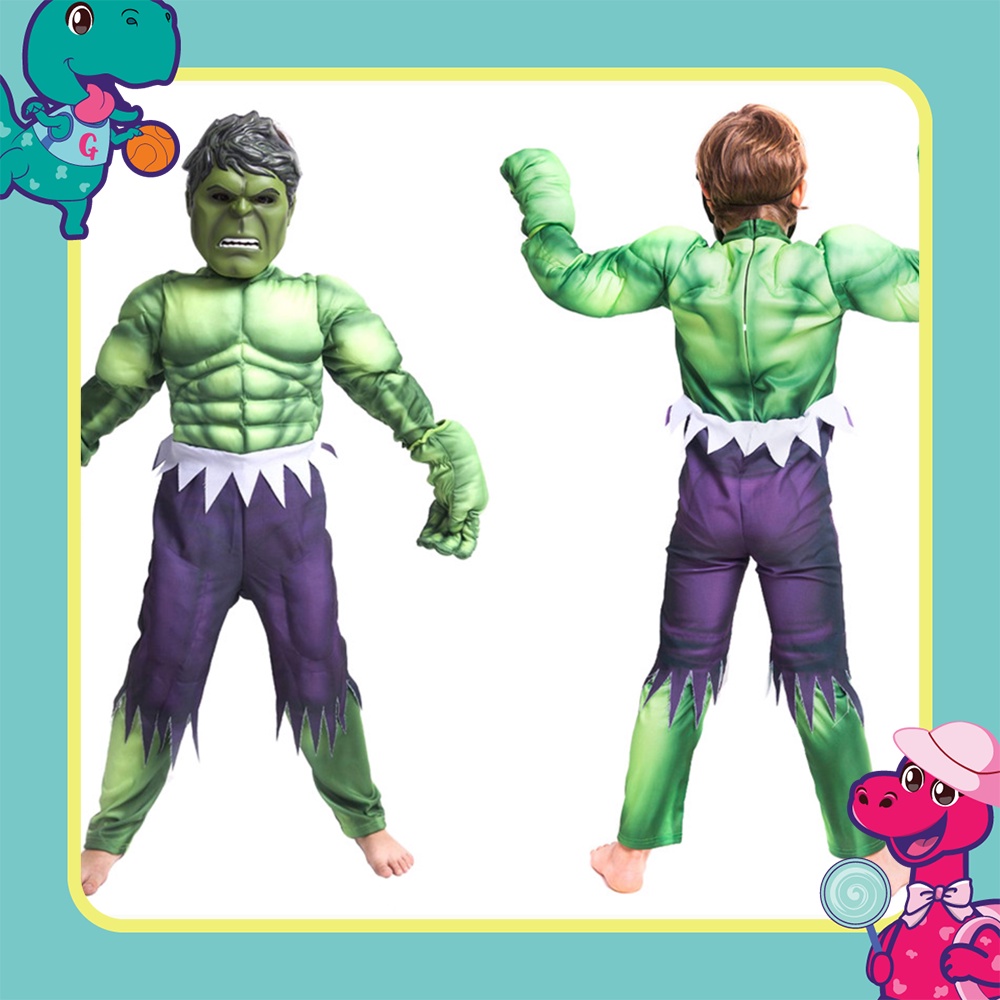 Đồ hóa trang trẻ em Disney cho bé trai (Spider Man/Iron Man/Thor/Hulk/Avenger - Captain/Captain)