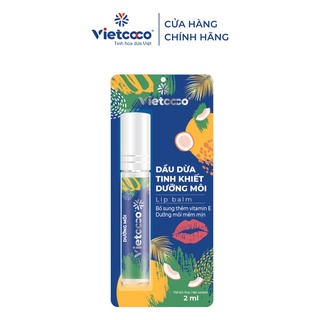 Dưỡng Môi Dầu Dừa Ép Lạnh Nguyên Chất Tinh Khiết Vietcoco
