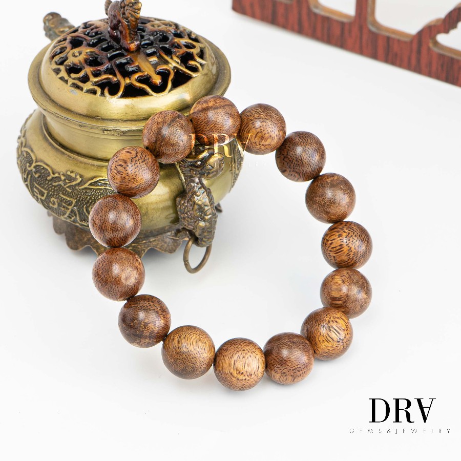 🍀🍀🍀 Vòng Tay Trầm Hương Tốc Tự Nhiên Hạt Tròn  (10 - 18mm) Nam Nữ | BigBuy360 - bigbuy360.vn