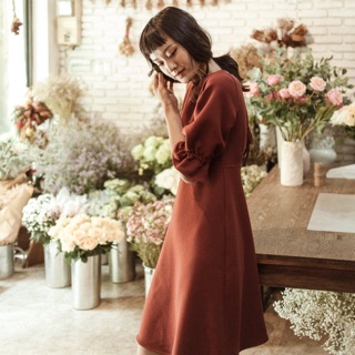 Đầm Libe thắt nơ lưng