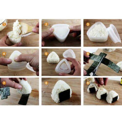 1 Bộ Khuôn Làm Cơm Bento Hình Tam Giác