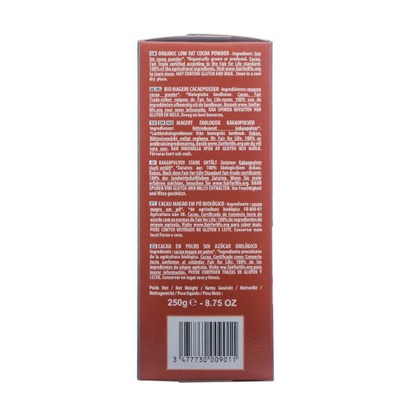 Cacao Giảm Cân / ORGANIC / Bột CaCao Hữu Cơ Nguyên Chất Tách Béo Kaoka 250 gr, Nhập Khẩu Pháp[Date 2022]