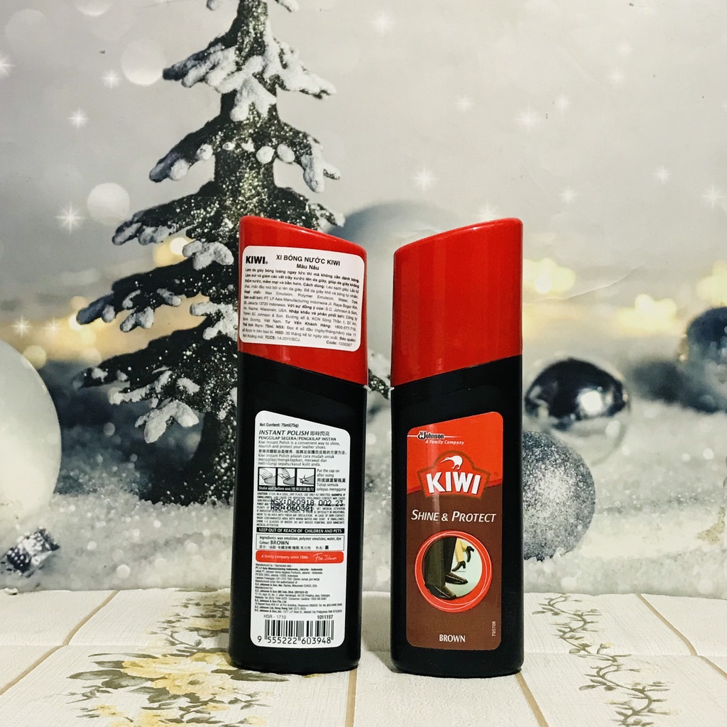 Xi nước đánh giầy KIWI màu đen 75ml