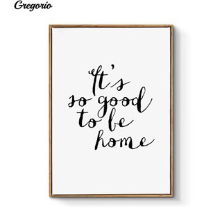 Tranh chữ vải canvas treo tường giúp trang trí nội thất