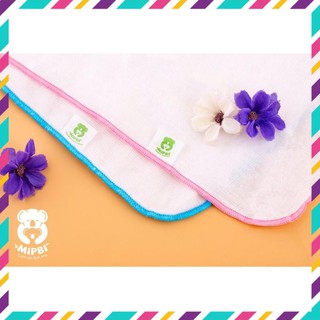 SET 10 KHĂN XÔ SỮA MIPBI XUẤT NHẬT(VIỀN XANH, VIỀN HỒNG)