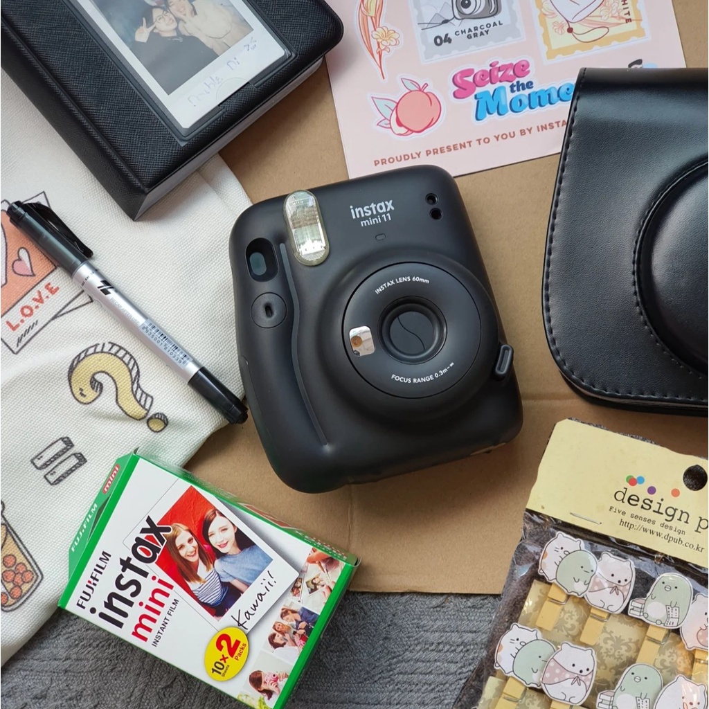 Combo Instax Mini 11 - BỘ MÁY và phụ kiện chụp ảnh lấy liền Fujifilm Instax Mini 11 -