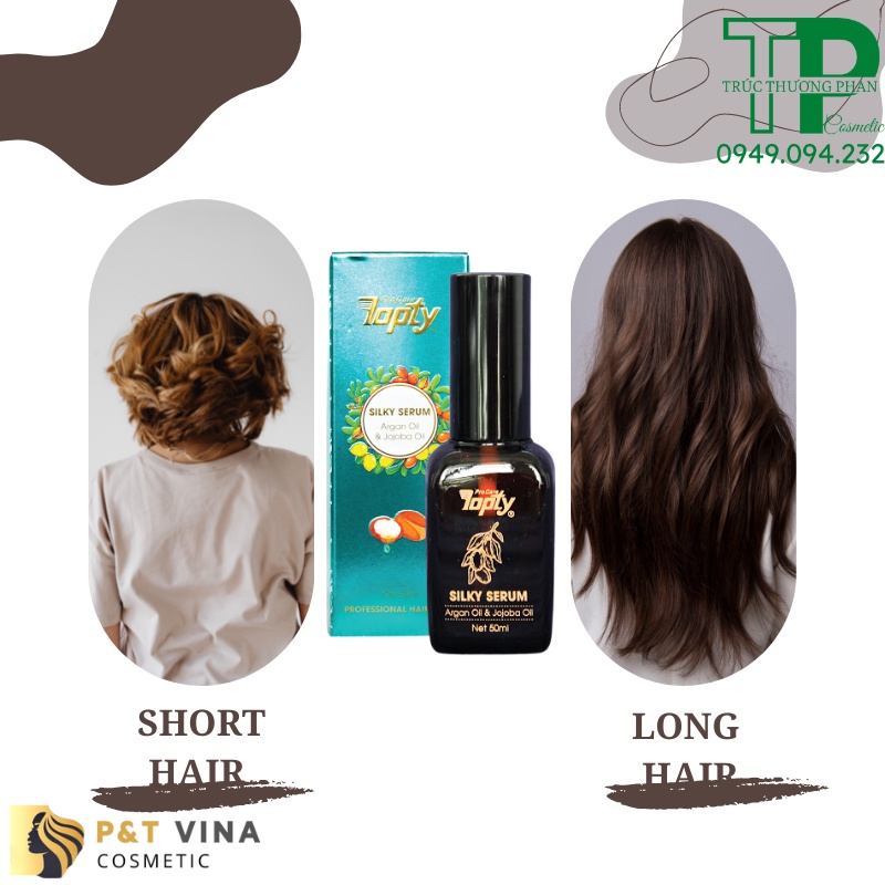 Serum Dưỡng Tóc Topty - Tinh Dầu Làm Bóng Mượt Tóc, Phục Hồi Tóc Hư Tổn Chính Hãng Thái Lan 50ml