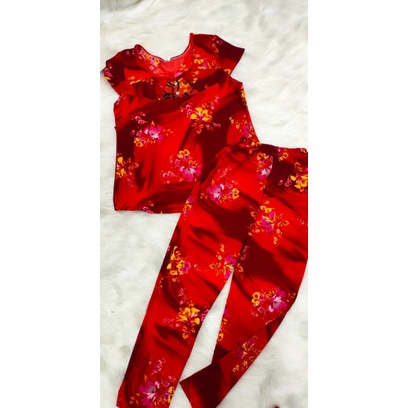 Bộ tay ngắn quần dài thun aty loại 1,solen nhung, lạnh hàn