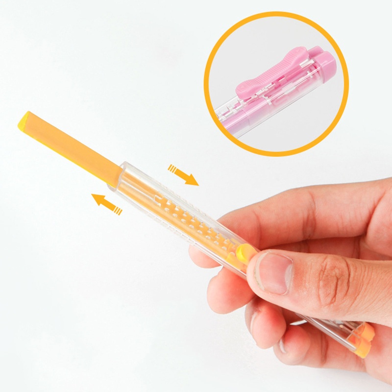 Gôm Tẩy Dạng Bút Không Bụi Có Thể Thu Gọn Cho Trẻ Em