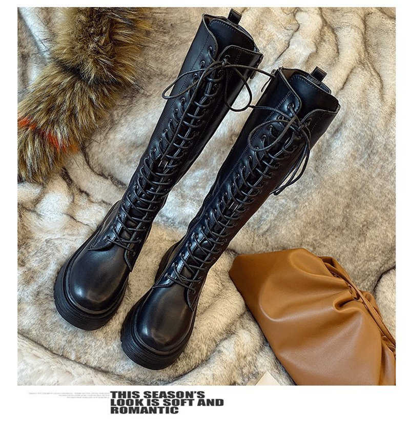 Giày bốt cao dưới đầu gối phong cách cá tính thời trang mùa xuân 2020 cho nữ | BigBuy360 - bigbuy360.vn