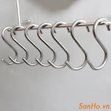 Bán Sỉ Móc Treo Đồ - Treo Hàng Hóa Chữ S - Inox Loại 1 (Chọn Size)