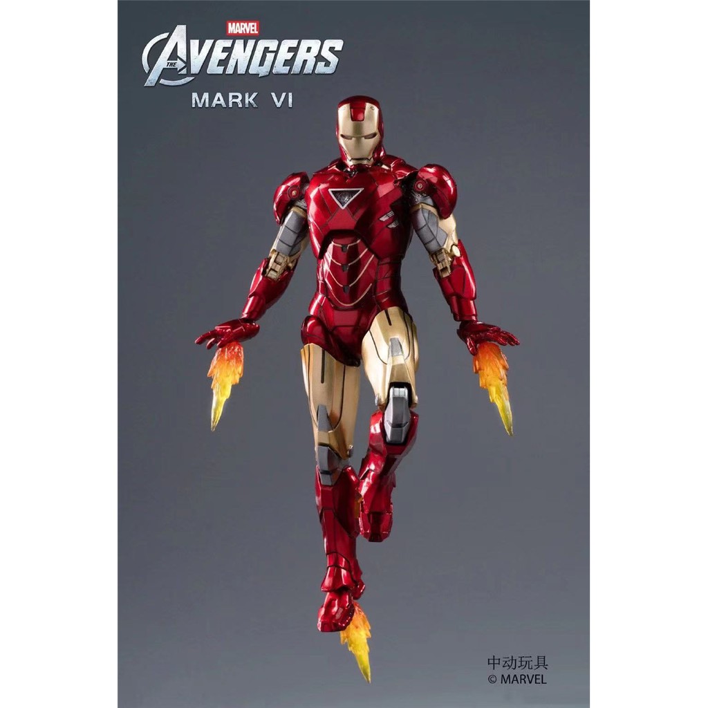 Mô hình ZDToys Iron Man Mark VI (MK6) Tỉ lệ 1:10