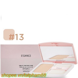 Phấn Nền Số 13 Tông Da Sáng Essance Siêu Mịn Lâu Trôi Veil Fit Two Way Cake Spf40 pa++ Chính Hãng.