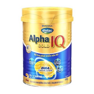 SỮA BỘT DIELAC ALPHA GOLD IQ 2 400G (CHO TRẺ TỪ 6 - 12 THÁNG TUỔI)