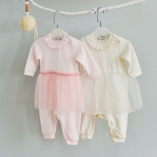 Bộ body liền váy cho bé gái | 0-24 tháng | abbieoh | b010 aw18