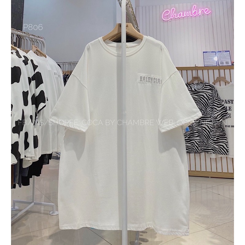 [P806]☁️ Áo thun áo phông phản quang in dập nổi form rộng unisex vải mỏng mát (Có sẵn/ảnh thật) | BigBuy360 - bigbuy360.vn