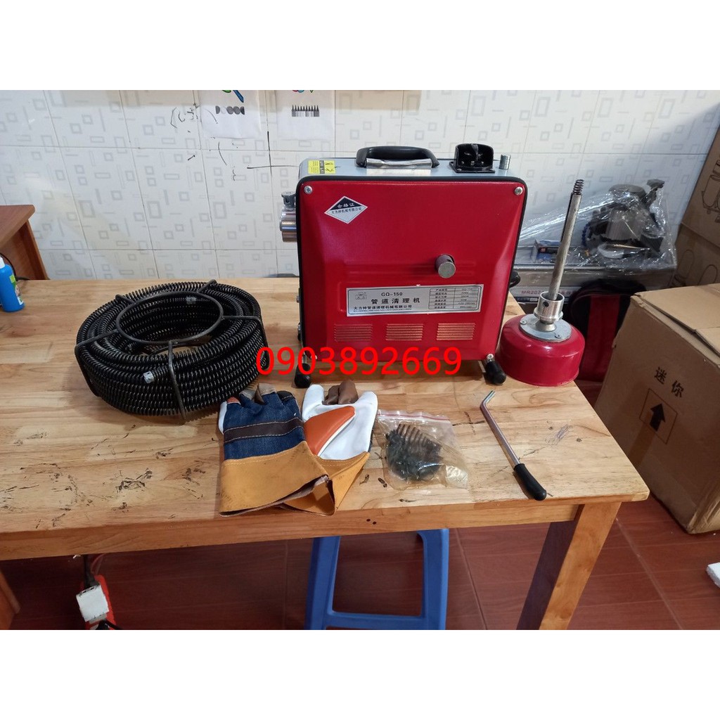 máy thông nghẹt cống GQ150 - 1800W