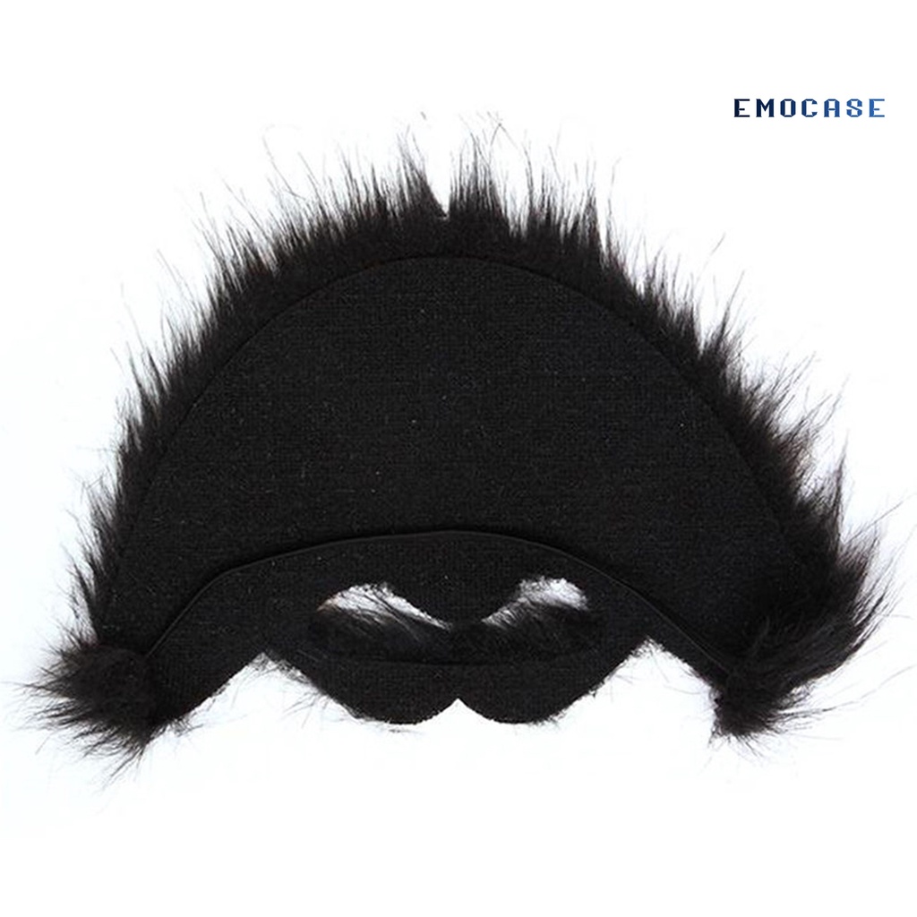 Râu Giả Màu Đen Co Giãn Hóa Trang Halloween