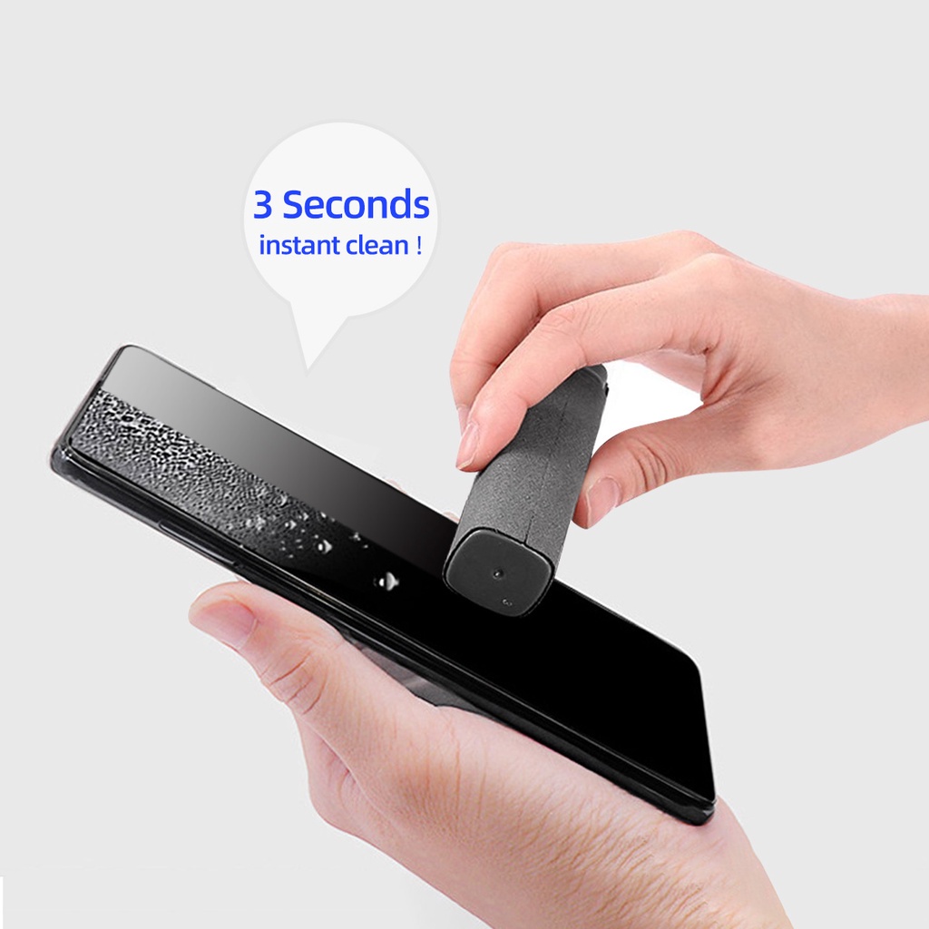 Chai vệ sinh màn hình điện thoại/ máy tính bảng ANKNDO bằng sợi micro 2 trong 1 tiện dụng