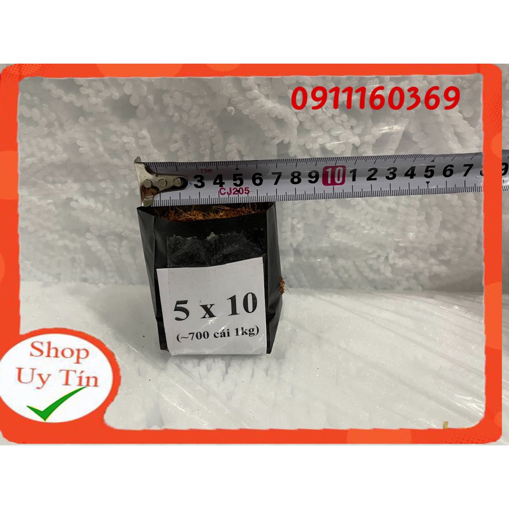 Túi Ươm Cây Trồng Bầu ươm cây giống  size 5x10 -1kg