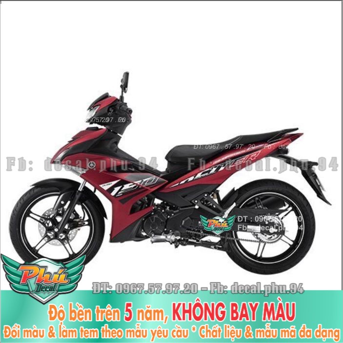 Tem rời cover Exciter 150 Đỏ nhám 2020 (X) -1