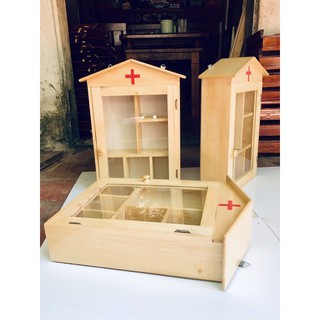 Tủ thuốc y tế gia đình màu vàng